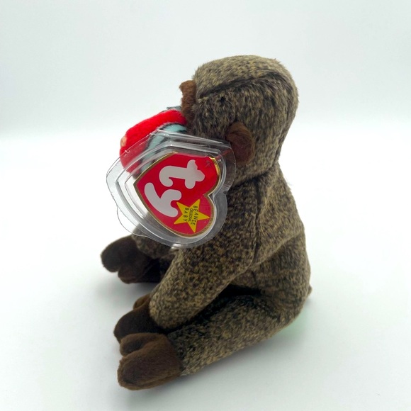 Ty Beanie Babies Retired CHEEKS the Baboon Monkey, Holo Tag, 1999 Retired - Picture 3 of 6